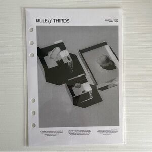 Cloth & Paper Rule of Thirds A5 Dashboard